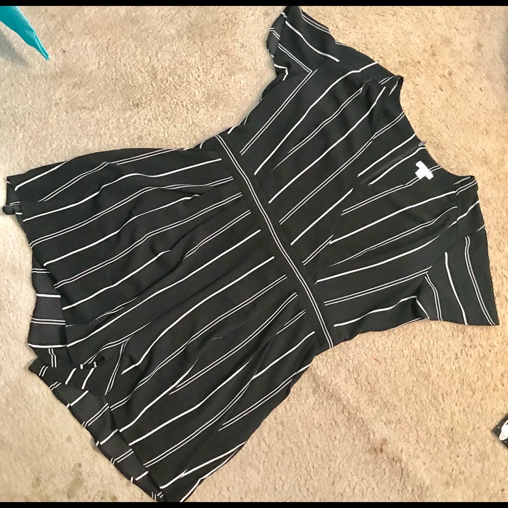 Black & White Romper